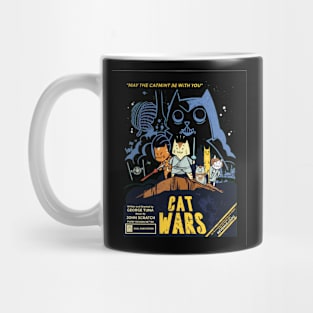 Meow Wars Cat Parody Mug